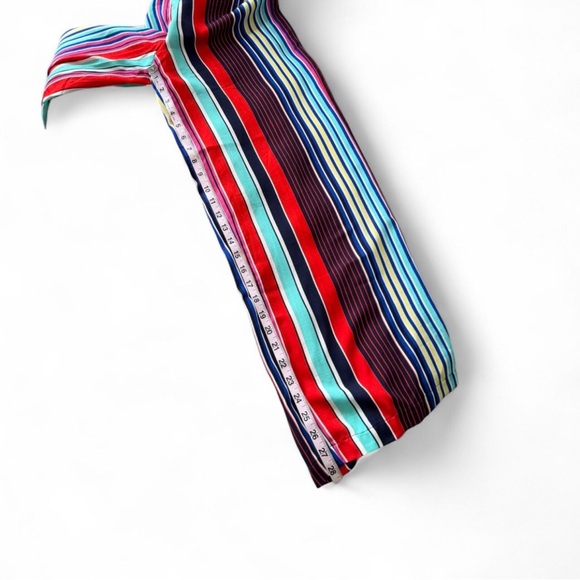 Multi Colored Striped Halter Style Jumpsuit - Picture 11 of 11